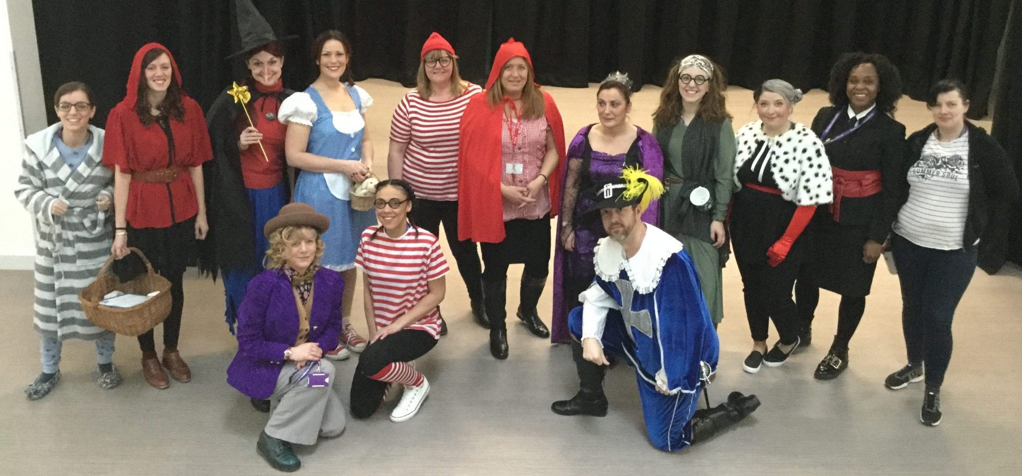 Our East Academy staff dress-up for World Book Day 2018